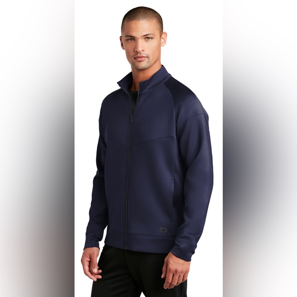 OGIO endurance men’s navy modern performance full zip jacket size M